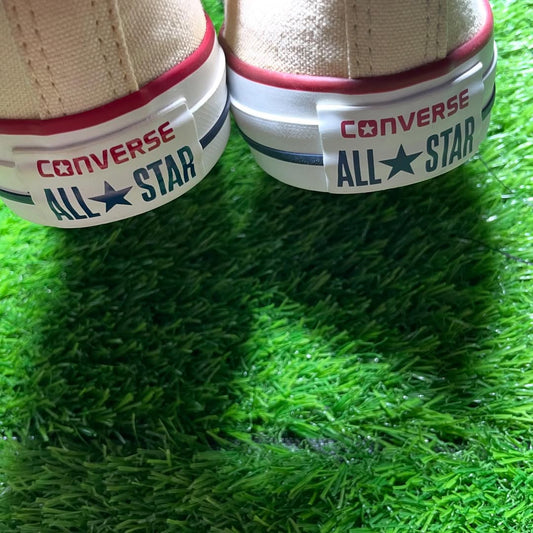 Beige Converse Low Top(Size 38 / 7)