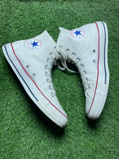 White Converse High Top( 40  / 7 )