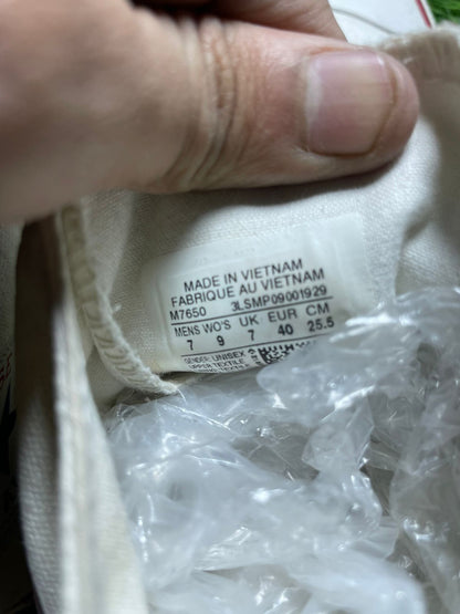 White Converse High Top( 40  / 7 )