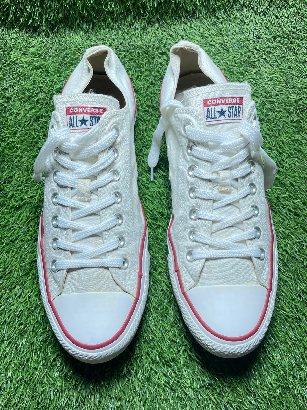 White Converse Low Top (45 / 11)