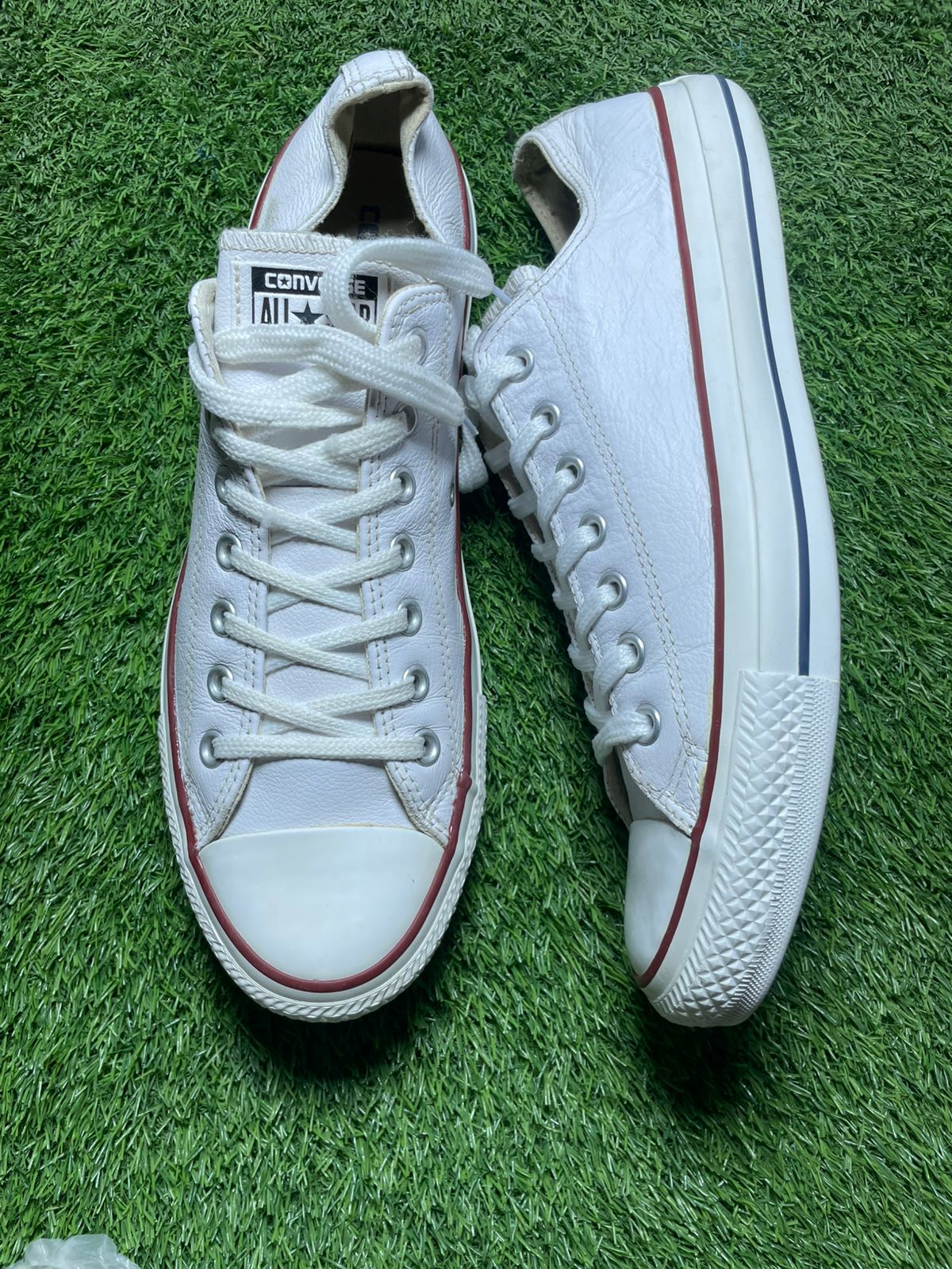 White Converse Low Top (45 / 11)