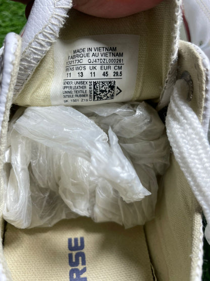 White Converse Low Top (45 / 11)