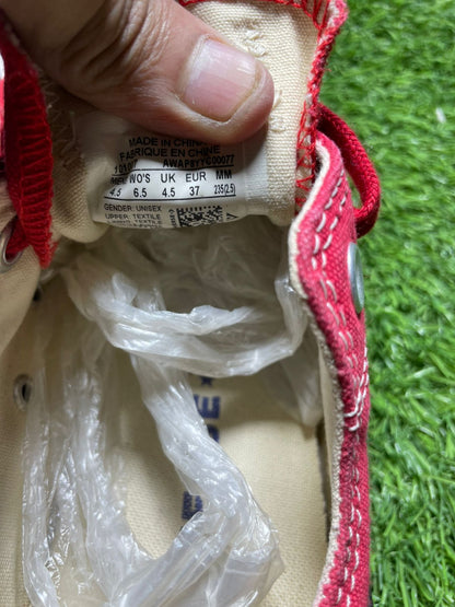 Red Converse Low Top (37 / 6)