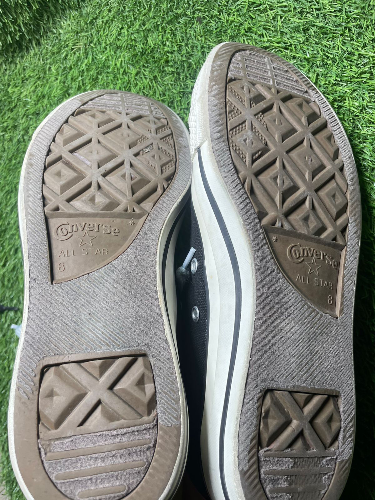 Black Converse High Top ( 41.5-42 / 7.5 )