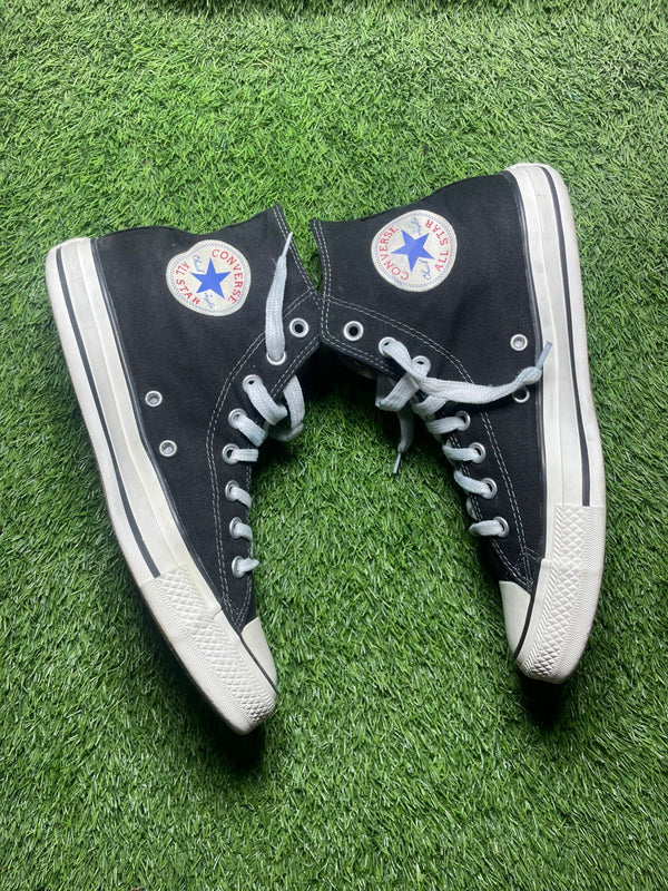 Black Converse High Top ( 41.5-42 / 7.5 )