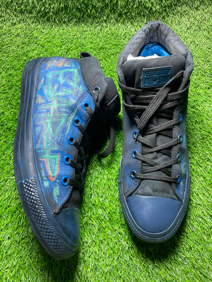 BLUE Converse High Top ( 45 / 11 )