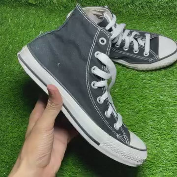 Black Converse High Top(Size 38 / 7)