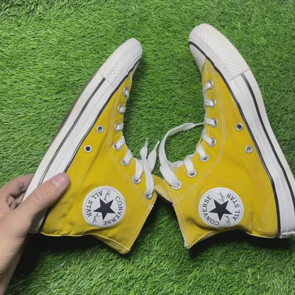 Yellow Converse High Top (38 / 7)