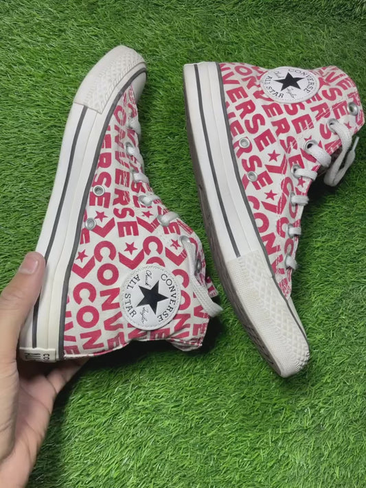 White Converse High Top(39 / 8)