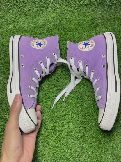 Purple Converse High Top (39 / 8)