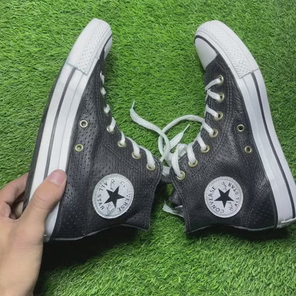 Black Converse High Top (37  / 6)