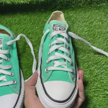 Green Converse Low Top(Size 39.5 / 8)