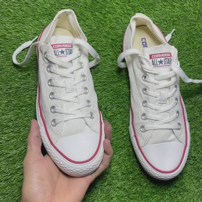White Converse Low Top (40 / 8.5)