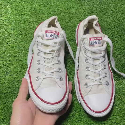 White Converse Low Top (Size 41 / 9)