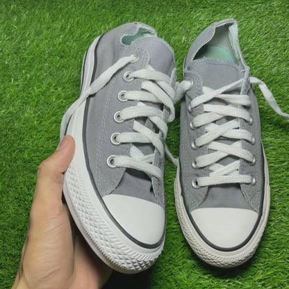 Gray Converse Low Top(Size 39 / 8)