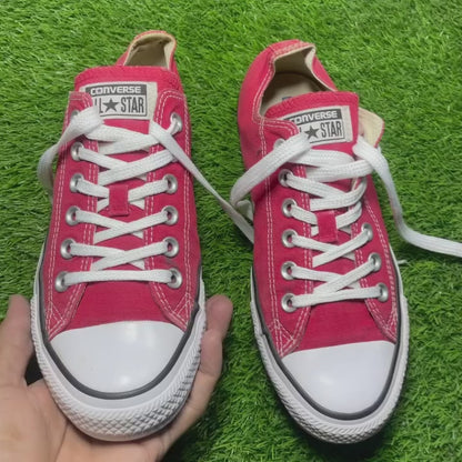 Red Converse Low Top(39 / 8)
