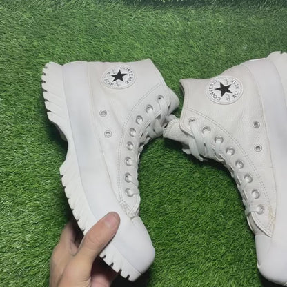 White Converse High Top (41 / 9)