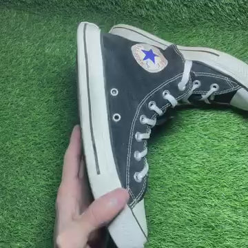 Black Converse High Top (Size 39 / 8)