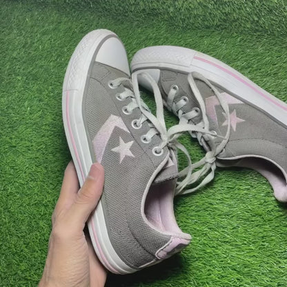 Gray Converse Low Top (Size 38 / 7)