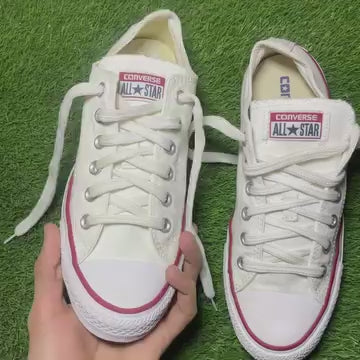 White Converse Low Top (Size 39 / 8)