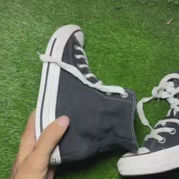 Black Converse High Top (Size 38 / 7)