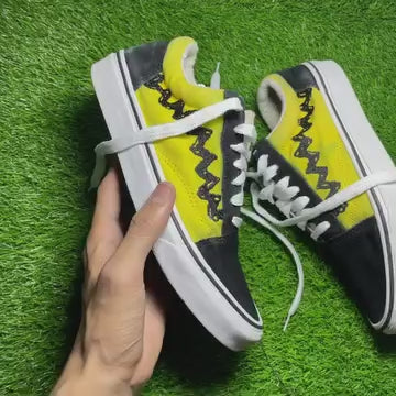 Yellow Vans Low Top(Size 37 / 6)