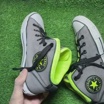 Gray Converse High Top (Size 38.5 / 7.5)
