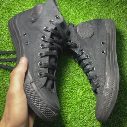 Black Converse High Top (Size 40 / 8.5)