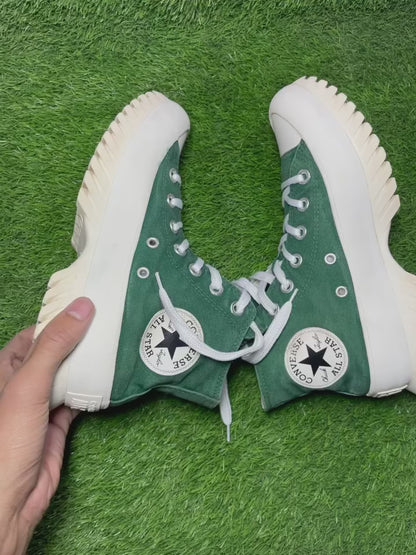 Green Converse High Top (37 / 6)