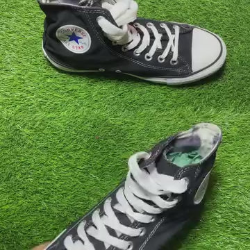 Black Converse High Top (Size 40 / 8.5)