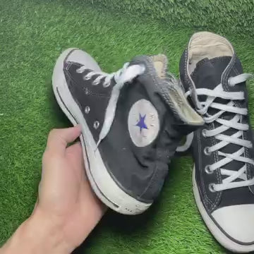 Black Converse High Top (Size 39 / 8)
