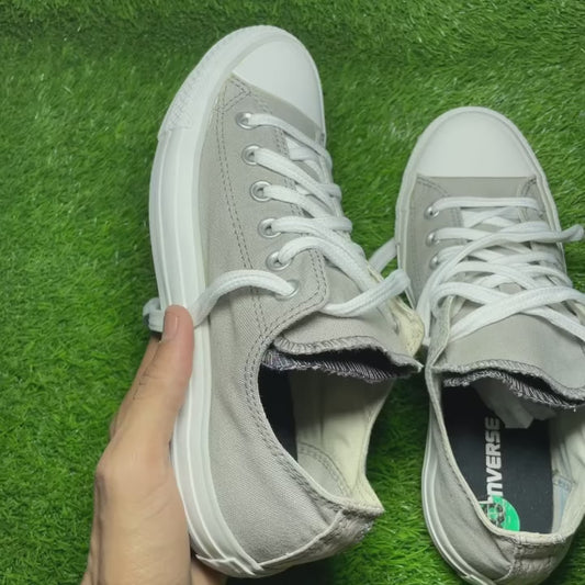 Gray Converse Low Top(Size 39 / 8)