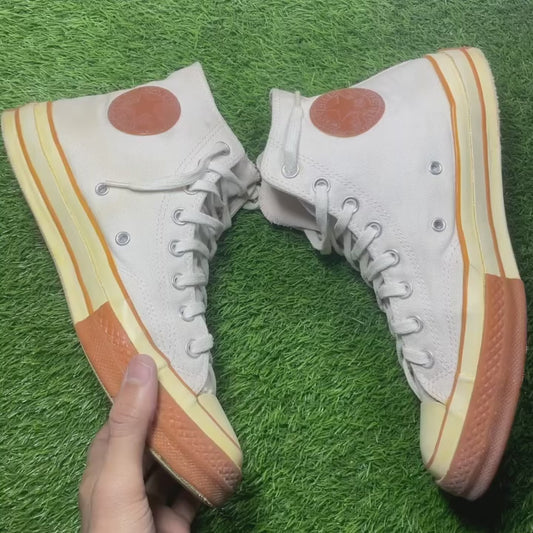 White Converse High Top (42 / 10)