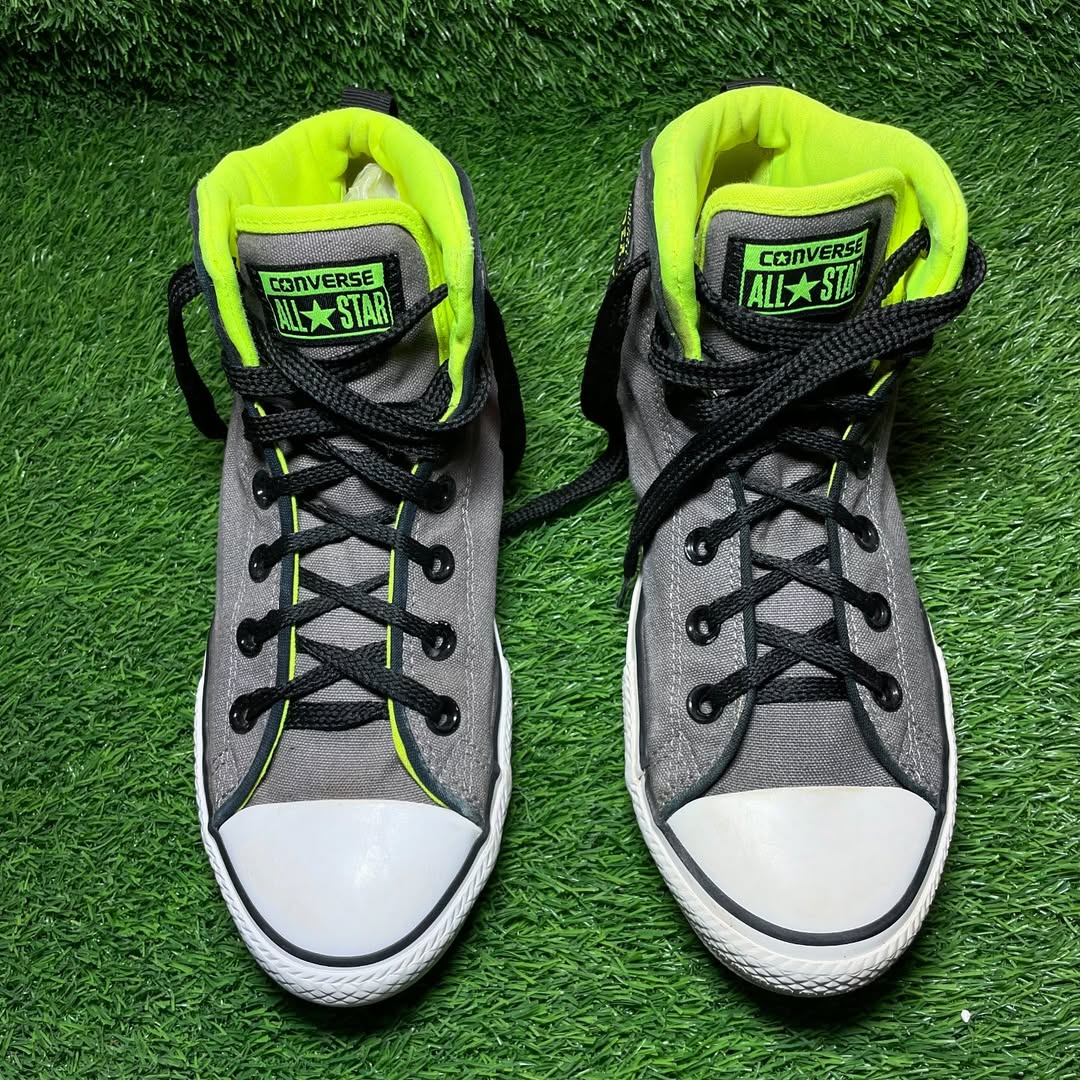 Gray Converse High Top (Size 38.5 / 7.5)