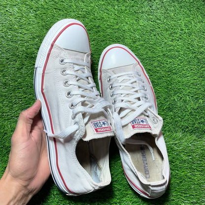 White Converse Low Top (Size 43 / 11)