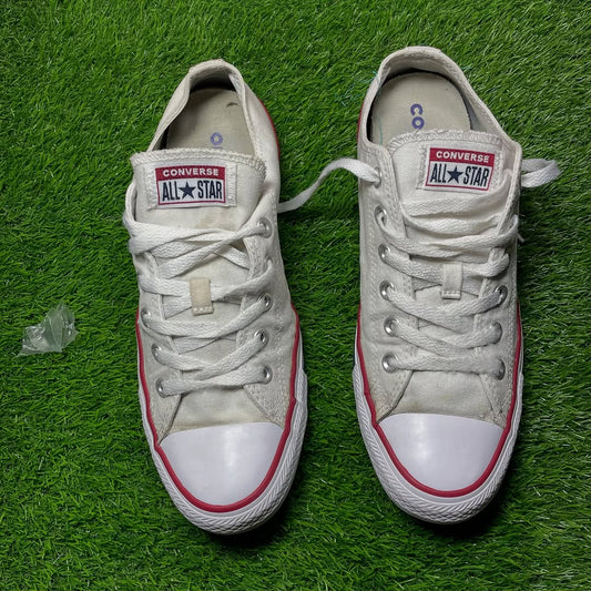 Beige Converse Low Top (41.5 / 9.5)