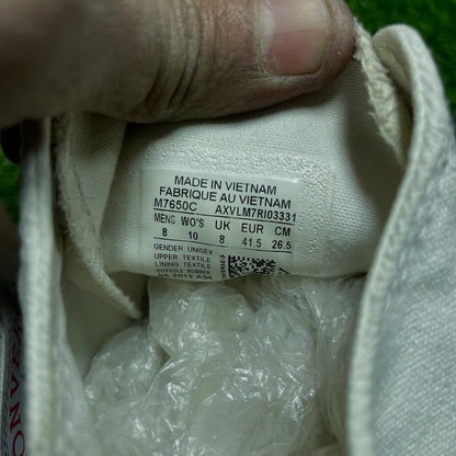 White Converse High Top (41.5 / 9.5)