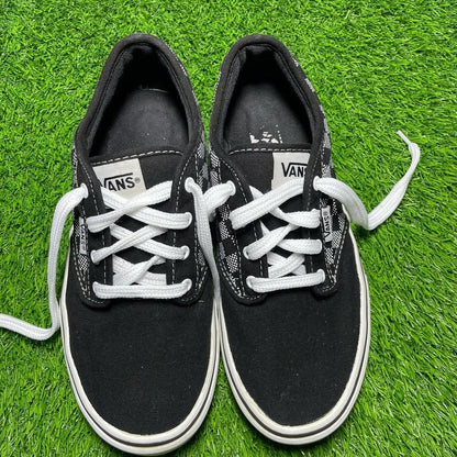 Black Vans Low Top(Size 35 / 4.5)