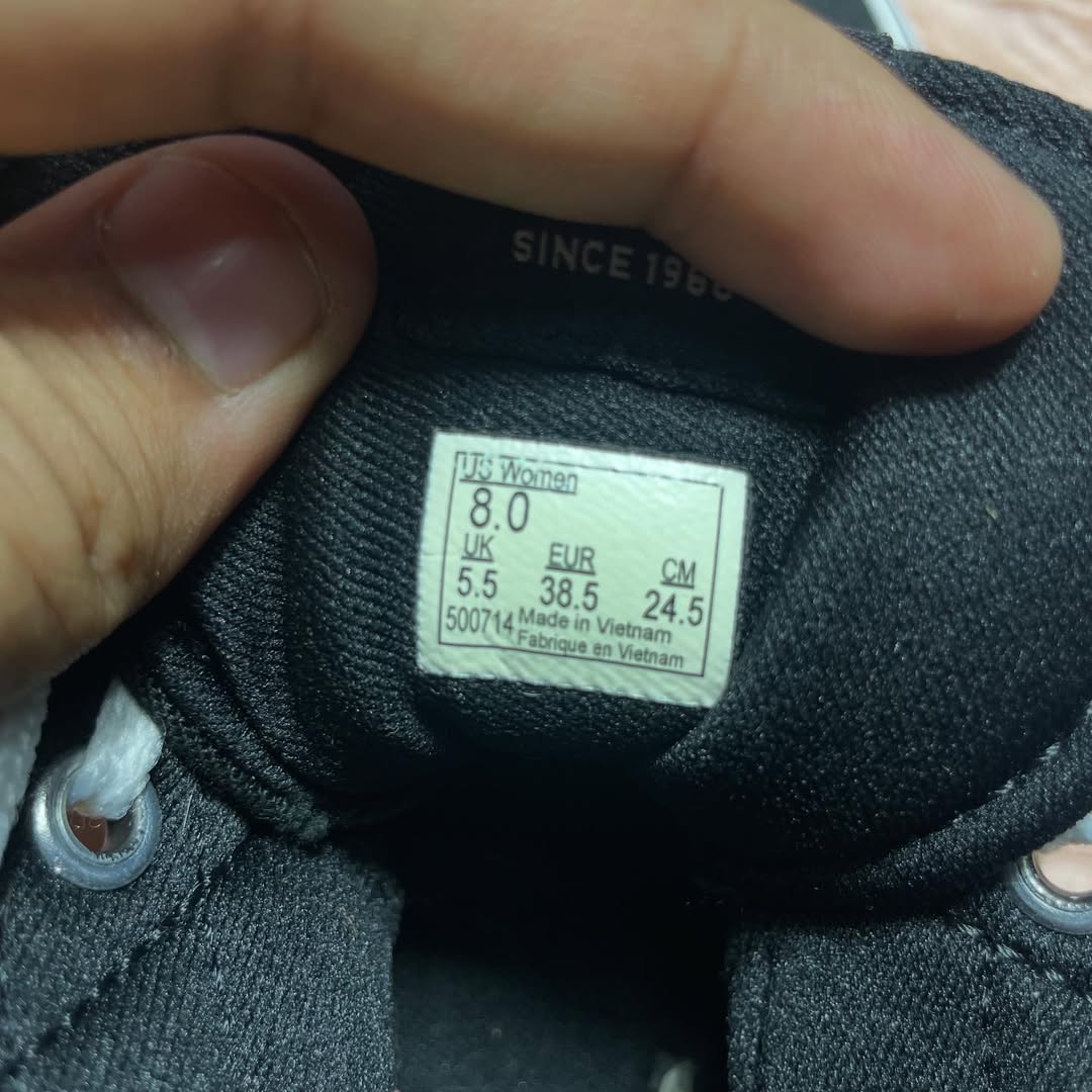 Black Vans High Top(Size 38.5 / 7.5)