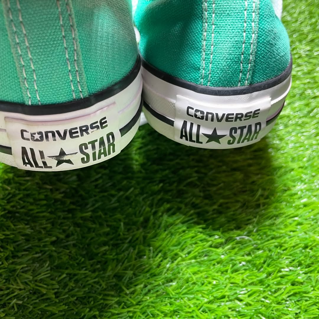 Green Converse Low Top(Size 39.5 / 8)