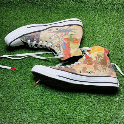 Multicolor Converse High Top (Size 40 / 8.5)