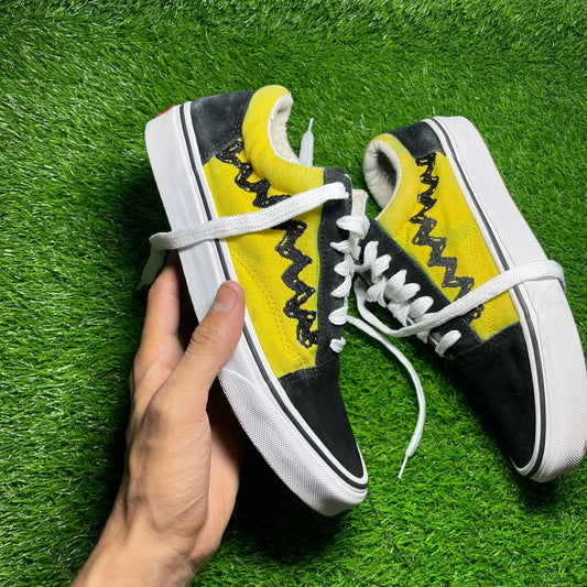 Yellow Vans Low Top(Size 37 / 6)