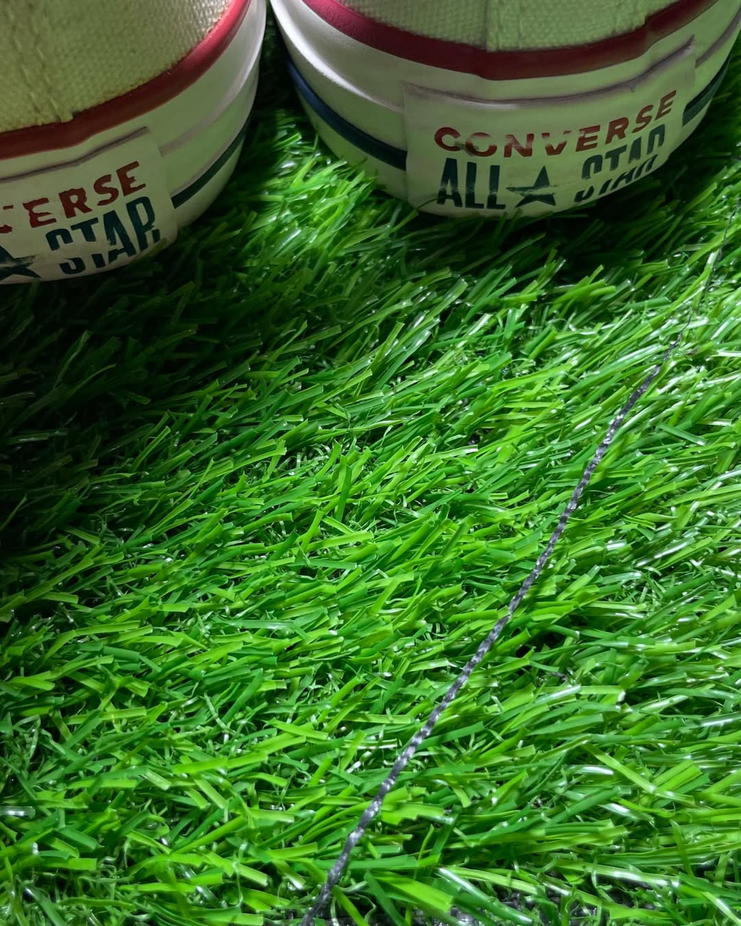 White Converse Low Top(Size 39 / 8)