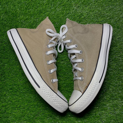 Beige Converse High Top(Size 39 / 8)