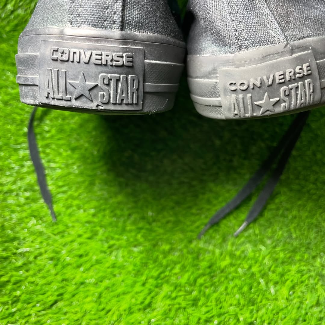 Black Converse High Top (Size 40 / 8.5)