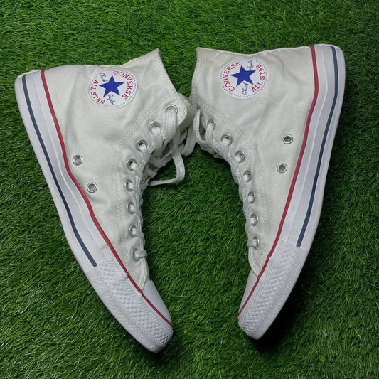 White Converse High Top (41.5 / 9.5)