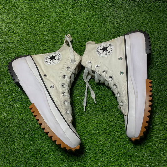 Beige Converse High Top (37.5 / 6.5)