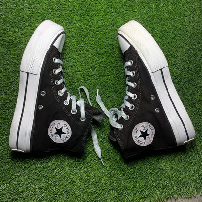 Black Converse High Top (37 / 6)