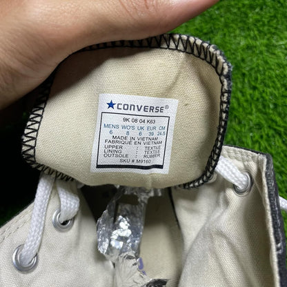 Black Converse High Top (Size 39 / 8)