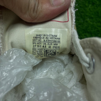 White Converse High Top (42 / 10)